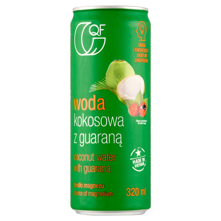 Woda kokosowa z guaraną 320 ml