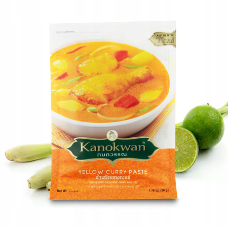 PASTA CURRY ŻÓŁTA 50 g.-Kanokwan