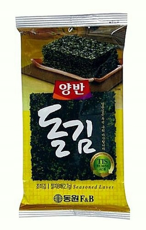 Nori krojone prażone z solą Algi Dongwon 3,5 g