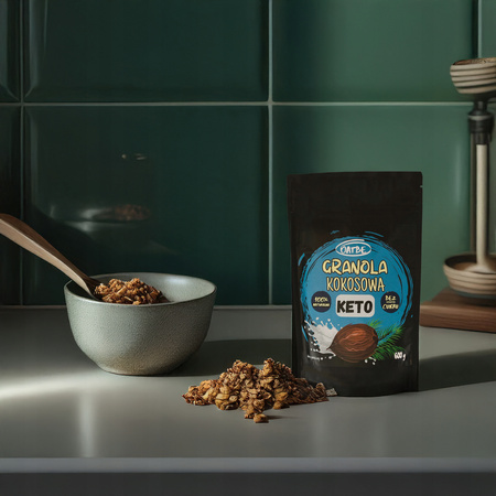 OATBE KETO Granola kokosowa 600g BEZ DODAKTU CUKRU