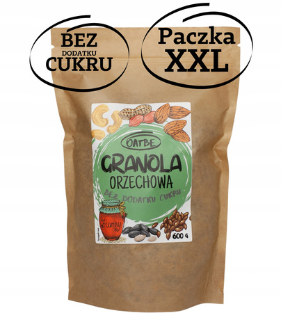 OATBE Granola ORZECHOWA 600g