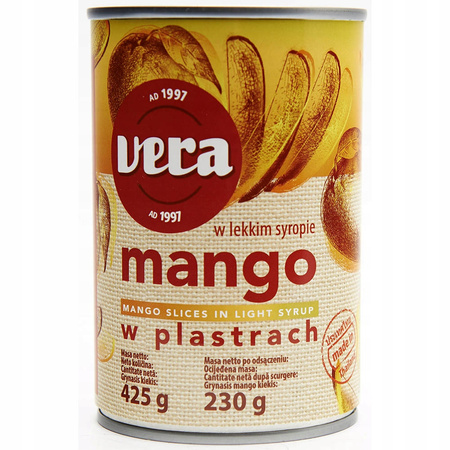 Mango w syropie Vera