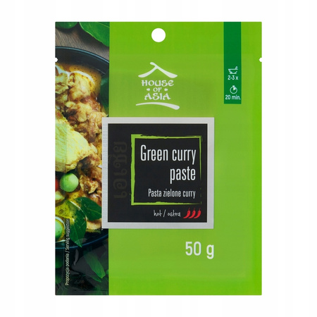 Pasta zielone curry ostra 50 g