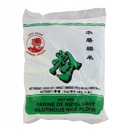 Mąka ryżowa z ryżu kleistego 400g COCK